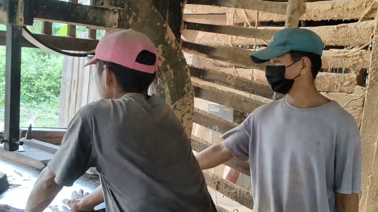 How to cut wood in saw mill || Teak , 3×2 ,2×2 etc at Samziuram B block .# work and eat.