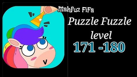 Puzzle Fuzzle Level 171 -180  (part: 18) Mahfuz FiFa
