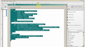 How to attach a file to PDF form with Adobe Acrobat
