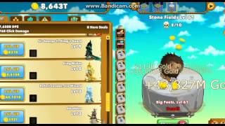 Clickerheros-Making it to level 70 OP BOSS