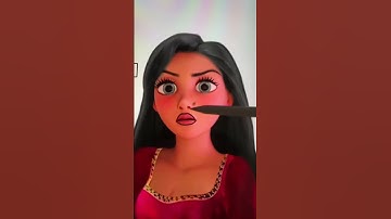 Rapunzel transforms in Mother Gothel #disney #cartoon #transformation #art #digitalart #rapunzel