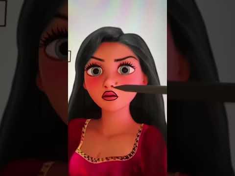 Rapunzel Transforms In Mother Gothel Disney Cartoon Transformation Art Digitalart Rapunzel