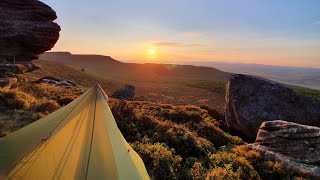 solo camp simonside hills Northumberland lanshan 1 part 2