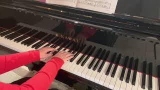 Video thumbnail of "Red River Valley (original key then transposed to A Major)  |  Bastien piano basics level 3"