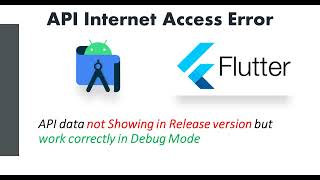 Celebrity API data not showing in Release version, but work correctly in Debug Mode (Flutter/Android Studio) Profile