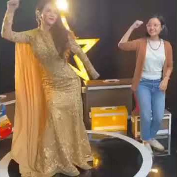 Nita talia di belakang panggung