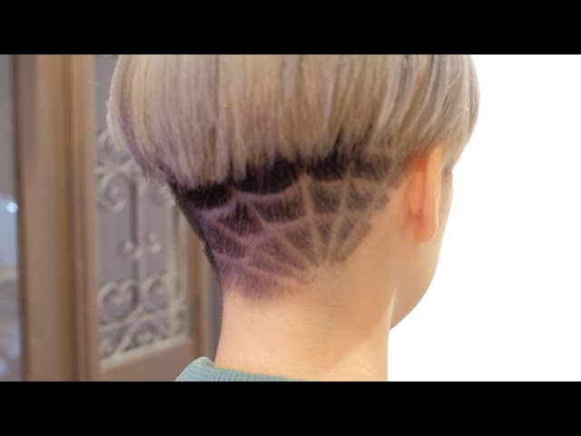 バリカンアート スパイダーライン&蜂の巣 バリアート @art.line.cut