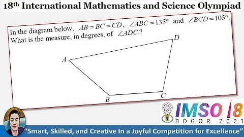 Tricky and interesting geometry question for Primary school kids. (IMSO2021)