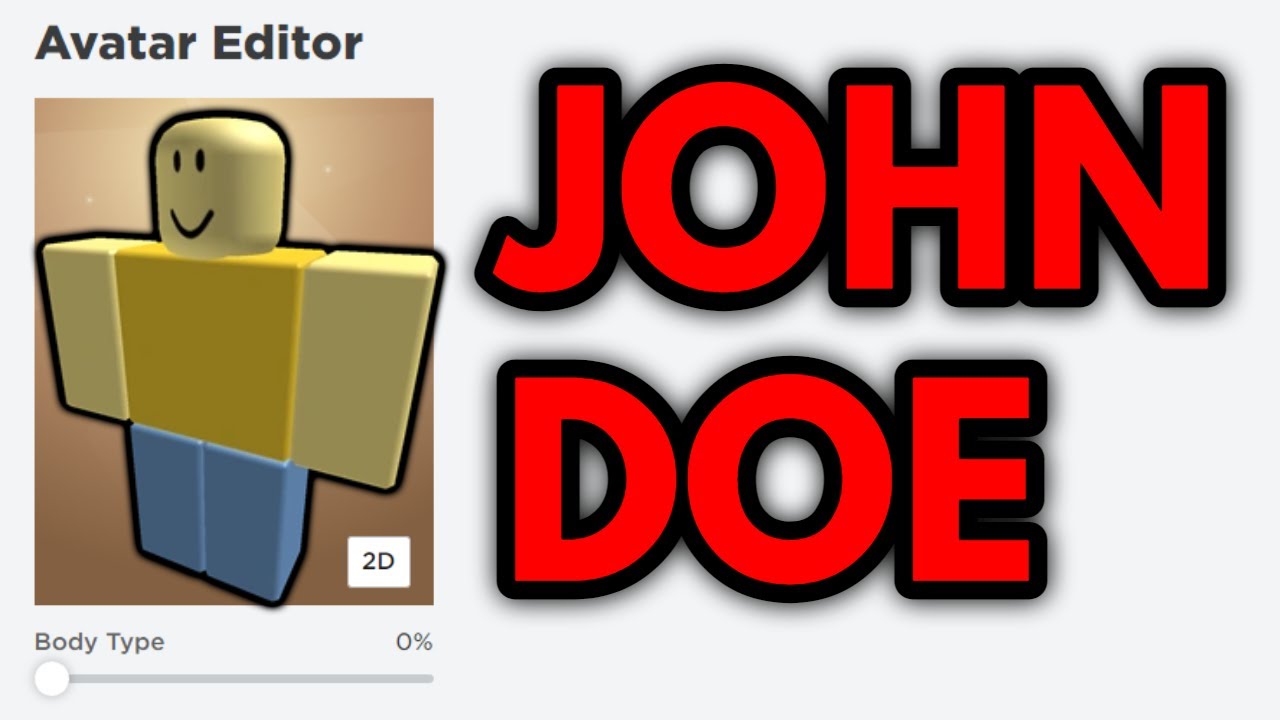 3 JEITOS DE FAZER A SKIN DO JOHN DOE NO ROBLOX 