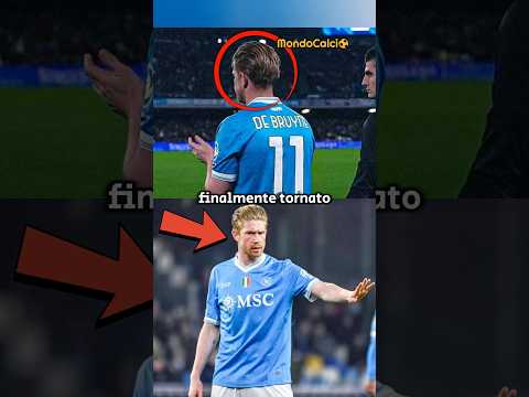 Video De Bruyne è tornato dopo 132 giorni e ha iniziato subito a distruggere i difensori.