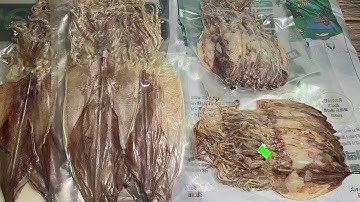 Mực khô câu 12-16con và mực khô 50-60con từ Phú Quý