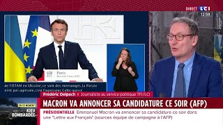 Macron va annoncer sa candidature ce soir