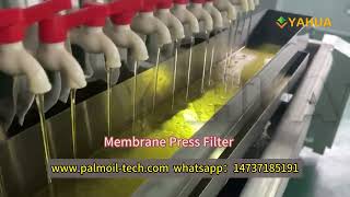 Membrane Filter Press | High-Efficiency Oil Filtration Machine | YAHUA Factory