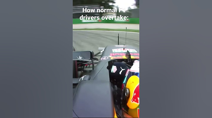 How normal F1 drivers overtake VS How Max Verstappen overtakes