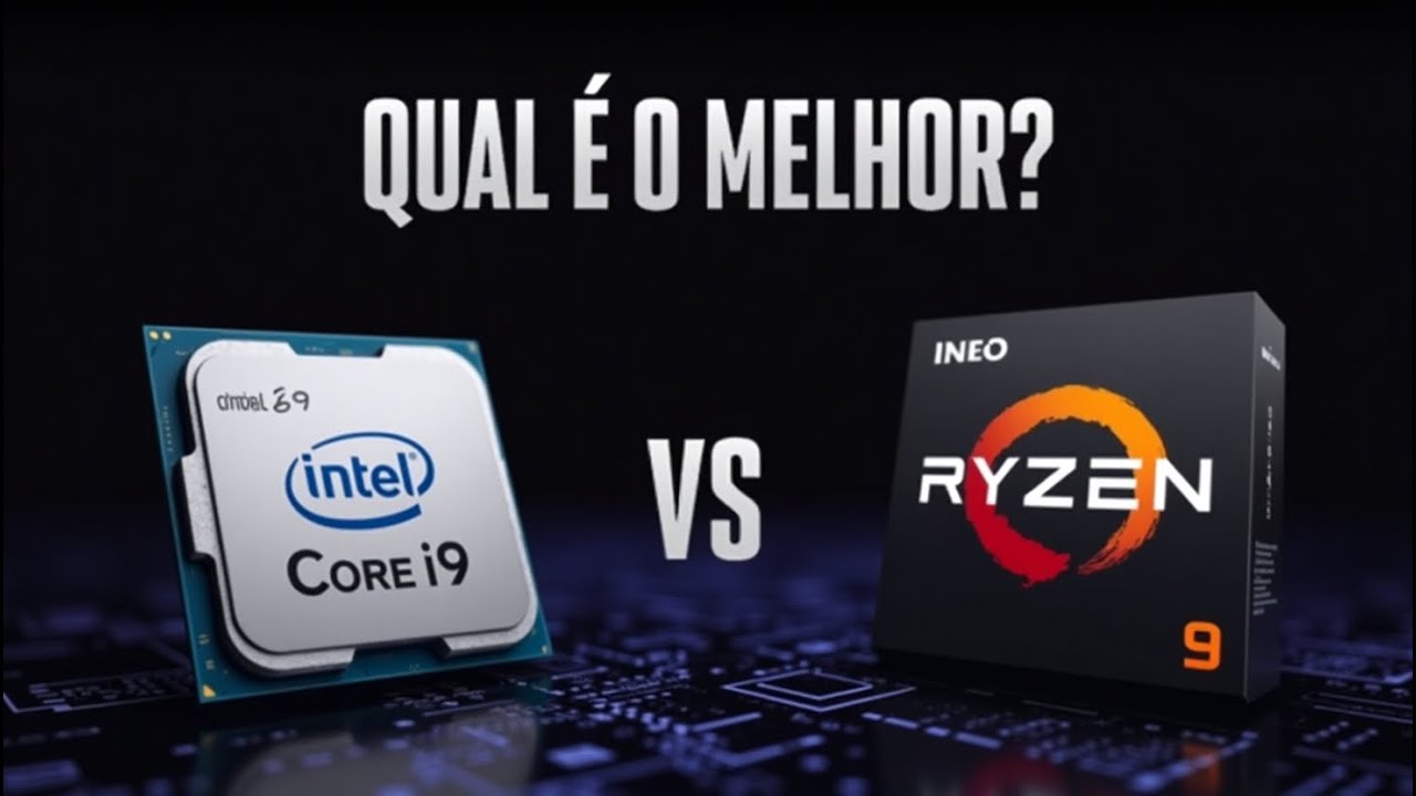 Intel Core i9 vs Ryzen 9 Qual é o Melhor Processador? - YouTube