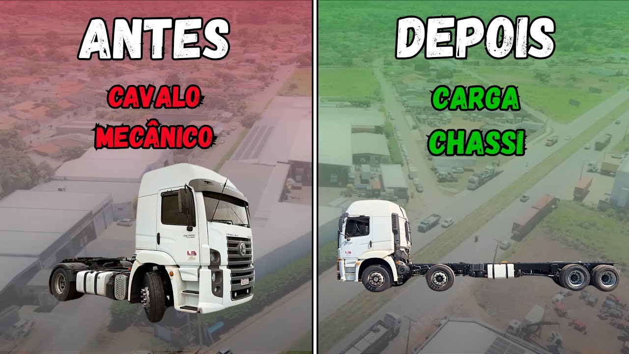 TRANSFORMAMOS UM CAVALO MECÂNICO EM CARGA CHASSI! 🚛📈