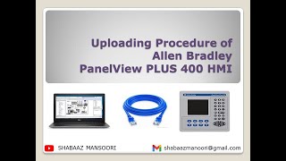 |Upload| |Backup| from |Allen Bradley| |PanelView| |PLUS 400| |HMI| procedure @simautomation