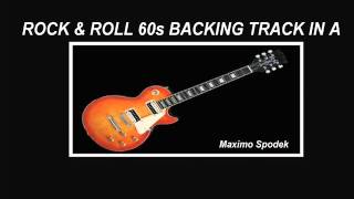 Video thumbnail of "ROCK & ROLL 60s BACKING TRACK IN A"