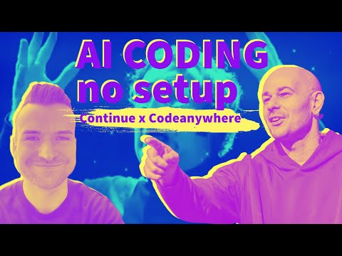 AI Coding Assistant Continue.dev in Codeanywhere: No Setup Required