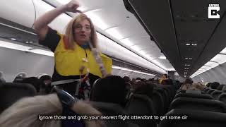 World's Funniest Flight Attendant Leaves Passengers In Hysterics