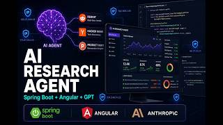 🔥 🚀 Build an AI Research Agent with Spring Boot + Angular + CLAUDE (Complete Build)