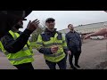 My reaction  disgusting managing director director and three workers attack man on public footpath