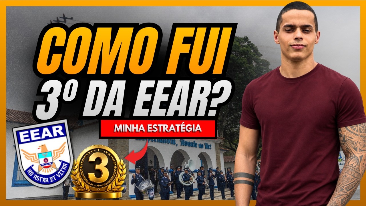 A estratégia que me fez ficar em 3º lugar na EEAR