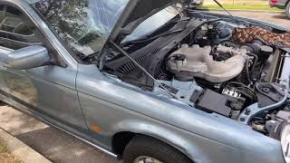 Jaguar antifreeze release screw