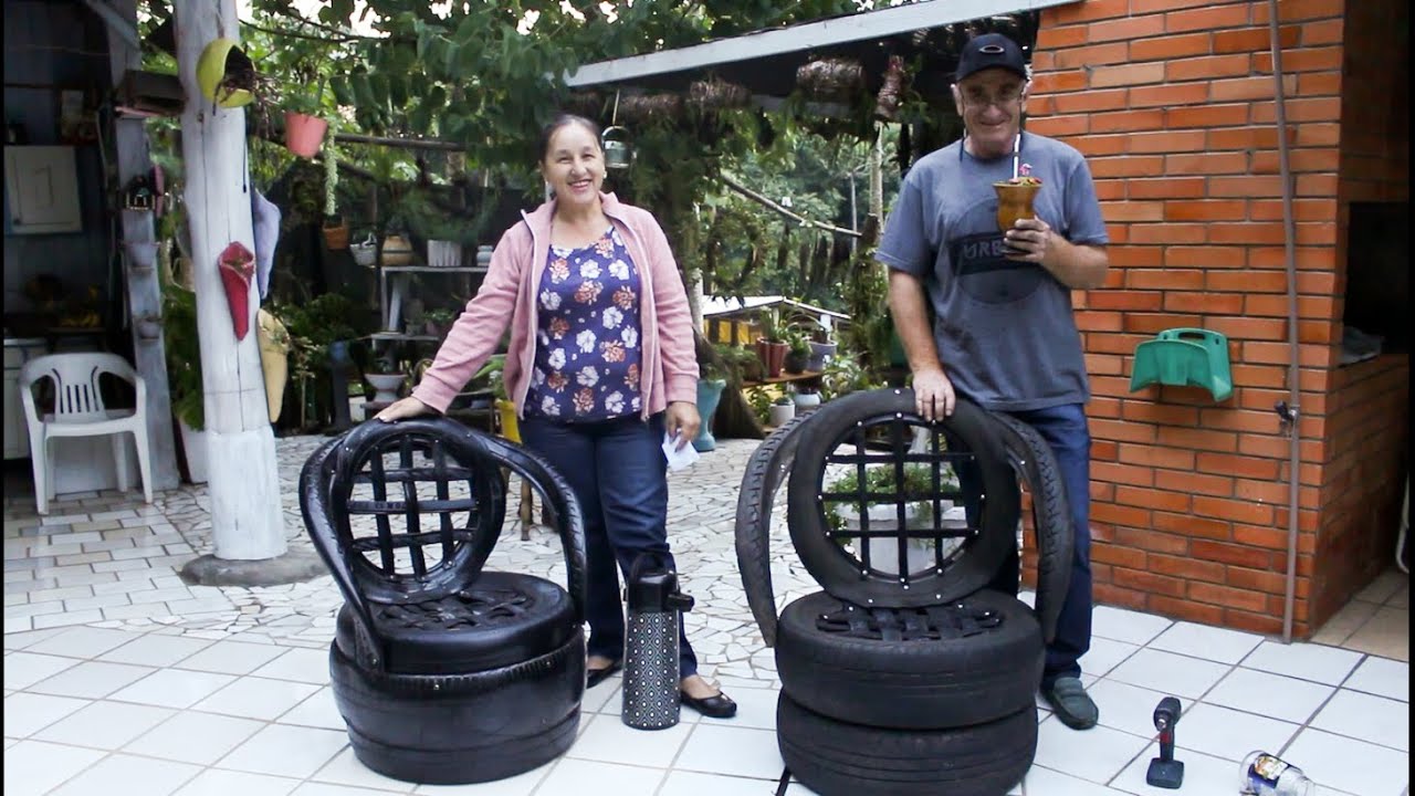 CADEIRA DE PNEU SUPER CONFORTÁVEL