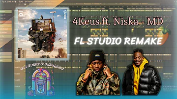 4Keus ft. Niska - MD (FL Studio Remake) | Instrumental 🎷