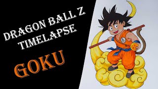 Epic Goku Dragon Ball Z Drawing With Copic Markers