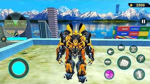Bumblebee Multiple Transformation Jet Robot Car Game 2021 - Android Gameplay FHD (part -2)