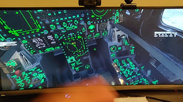 Black flickering DCS bug both in cockpit and in external view.