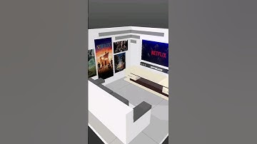 3D Art Design | Home Theater Part 2 End #minecraft #architecture #blender #3dxmax #digitalart