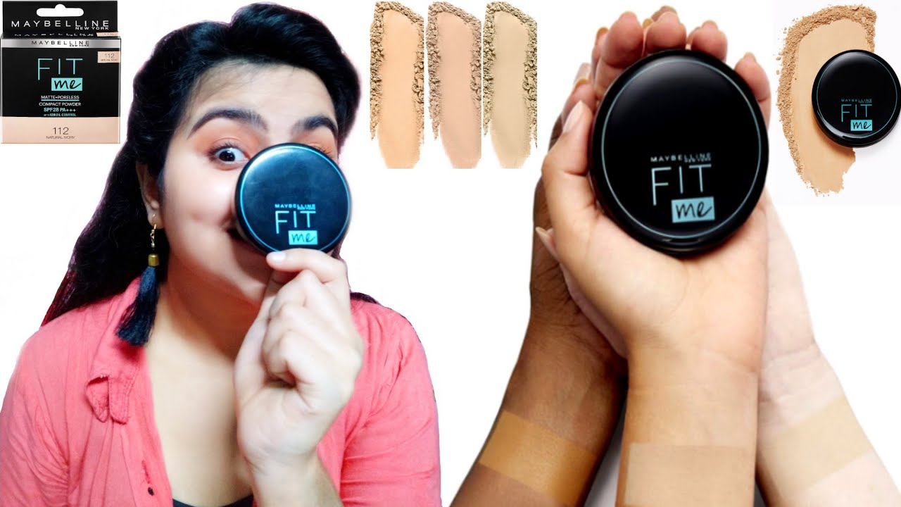 How to Choose Right Shade??Maybelline Fit Me Matte+Poreless Compact