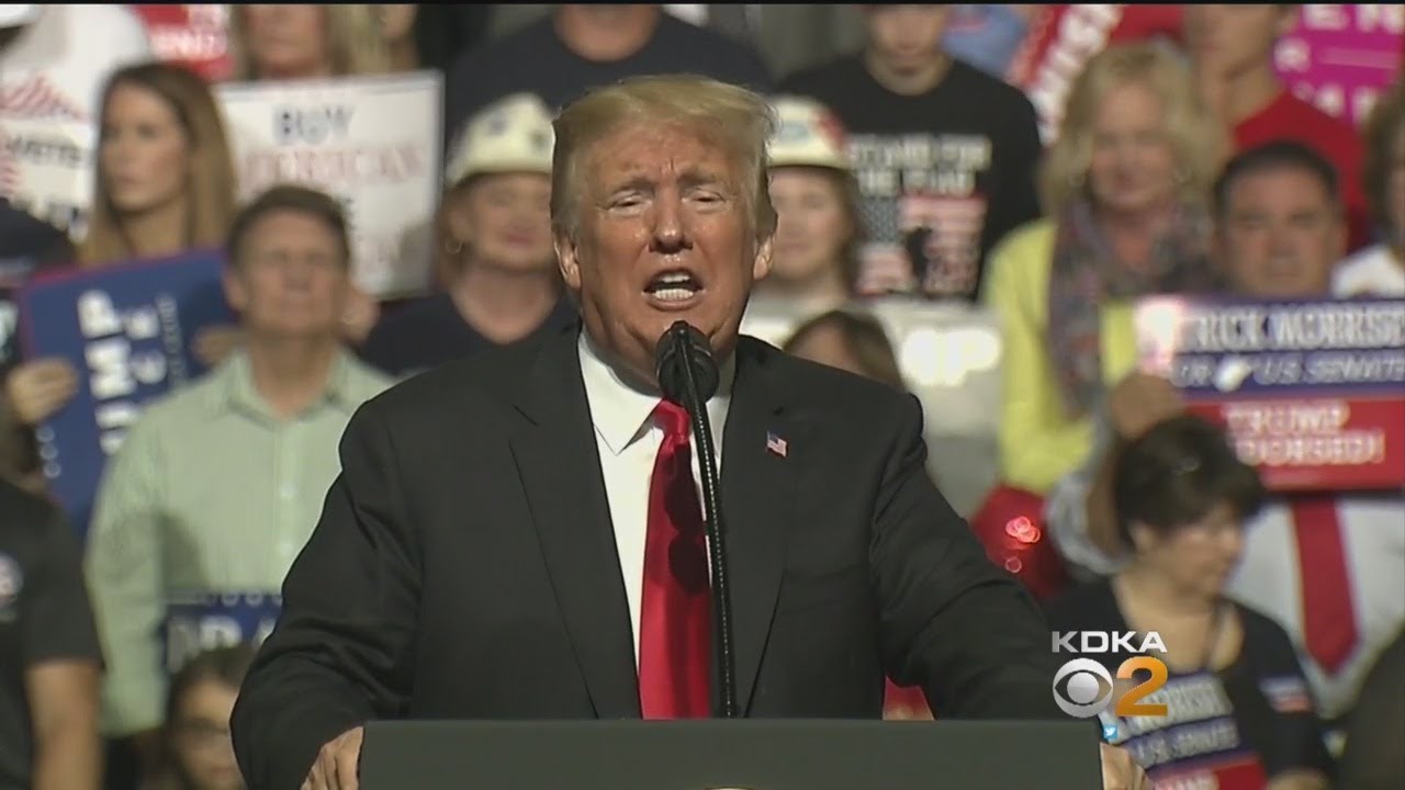 President Trump Appears At W.Va. Rally To Support GOP Candidates - YouTube