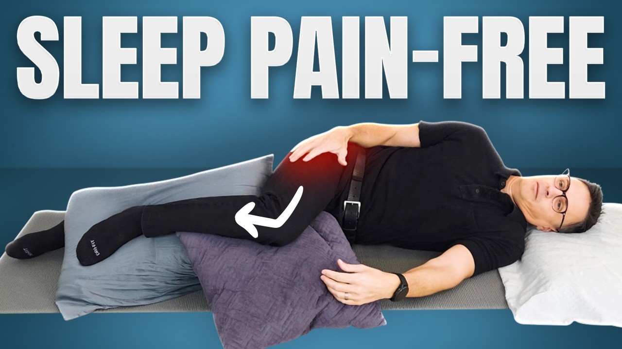 BEST Sleeping Positions for Hip Bursitis & Hip Arthritis - YouTube