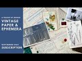 Vintage Paper and Ephemera Subscription | A House of Books