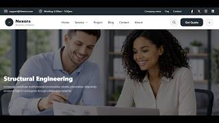 Modern React Business Template (FREE Download) | Component-Based + Tailwind CSS