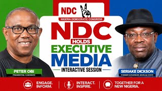NDC Holds Executive Media Interactive Session With National Leader Seriake Dickson 