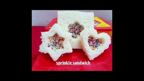 Sprinkle Sandwich Recipe | Kids Tiffin Recipes | Sandwich recipes