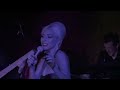 Lady Gaga making an improvised performance in a jazz club in Hollywood