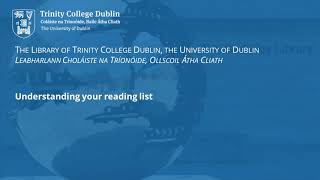 Understanding your reading list