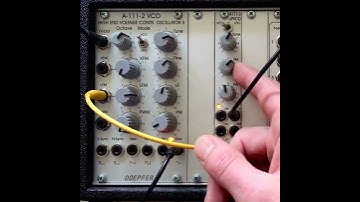 Two modules? A sound experiment.