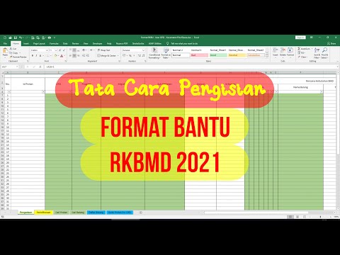 Cara Mengisi Format Bantu RKBMD 2021