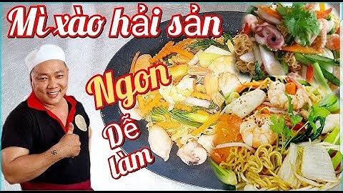 Hướng dẫn làm mì xào sốt hải sản năm 2024