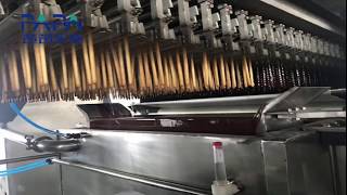 Pocky Chocolate Biscuit Sticksstrands Coating Covering Production Line