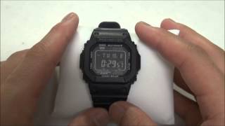 CASIO G-SHOCK GW-M5610-1BJFの全モード紹介