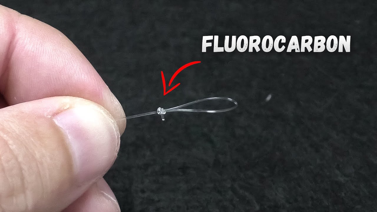 ✓ The best fishing knot for a fluorocarbon leader is the