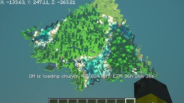 Minecraft PC Edition: but i installed distant horizons & the seus ptgi hrr 3 shader (MCJE Play)